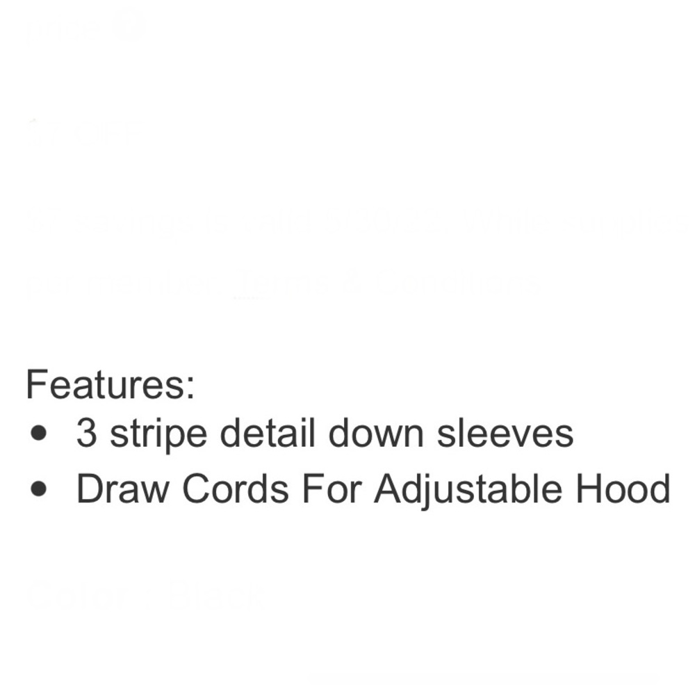 Adidas Men’s Pullover Hoodie, Black (L) - Picture 5 of 6